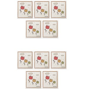 Unique Bargains Super Absorbent Lightweight Reusable Kitchen Dish Towels 10 Packs - 1 of 4
