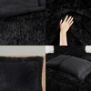 Kumasinova 2PCS/3PCS Long Fur Comforter Mini Set,Plush Reverse Bedding Comforter Sets with Shams,Oeko-Tex Certified - 4 of 4