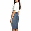 Women's Stretch Denim Skirt - Destructed Mini & Pencil Skirts with Functional Pockets Sk22890-potassium - 3 of 4