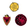 Game of Thrones Large House Sticker Vinyl Large House of The Dragon Stickers Variety Pack - 3 of 4