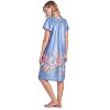 Casual Nights Women's Round Neck Mu-Mu Housecoat Lounger - 3 of 4
