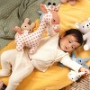 TopComfy Baby and Toddler Learning Toys Handmade Giraffe Plush Toy With Reddish Brown Spots Baby Toy Standing Ears For Kids, Multicolored, 13"*9"*1" - 2 of 4