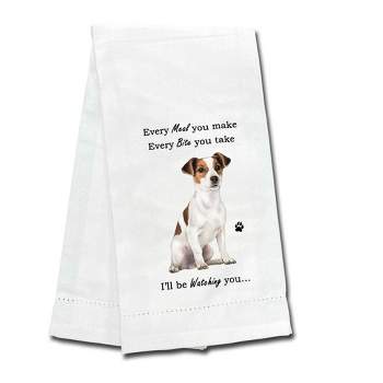 E & S Imports 26.0 Inch Jack Russell Kitchen Towel Dog Puppy Paw Kitchen Towel
