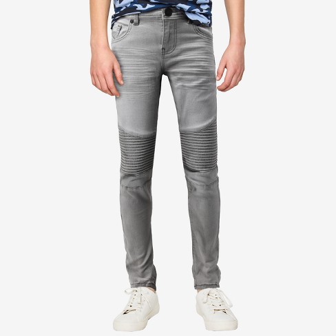 x Ray Boy’s Distressed Slim Jeans - Blue - Size 8