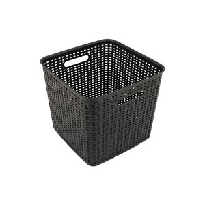 Advantus Extra Large Open Lid Storage Bin Black (37519) - 1 of 3