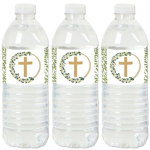 CUSTOM BAPTISM GIFT Big Sturdy Water Bottle Left It in the Water