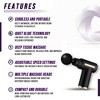 YEVYO Muscle Massage Gun for Pain Relief with 10 Massages Heads - Black - 3 of 4