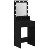 Clihome Modern Dressing Table with Built-in LED, Elegant Vanity Desk with Mirror and Multiple Drawers Storage - 2 of 4