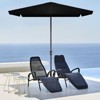 Hyleory 8' x 10' Rectangular Patio Umbrellas for Outdoor, Large Outdoor Patio Umbrellas with 6 Sturdy Ribs for Market, Garden, Pool - 2 of 4