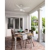 Hunter Fan 52" Ocala Damp Rated Ceiling Fan with LED Light Kit and Pull Chain Fresh White - 3 of 4