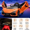 12V Ride On Car for Kids, Licensed Lamborghini Revuelto Electric Vehicle, Battery Powered Sports Car Toy for Boys & Girls - 2 of 4