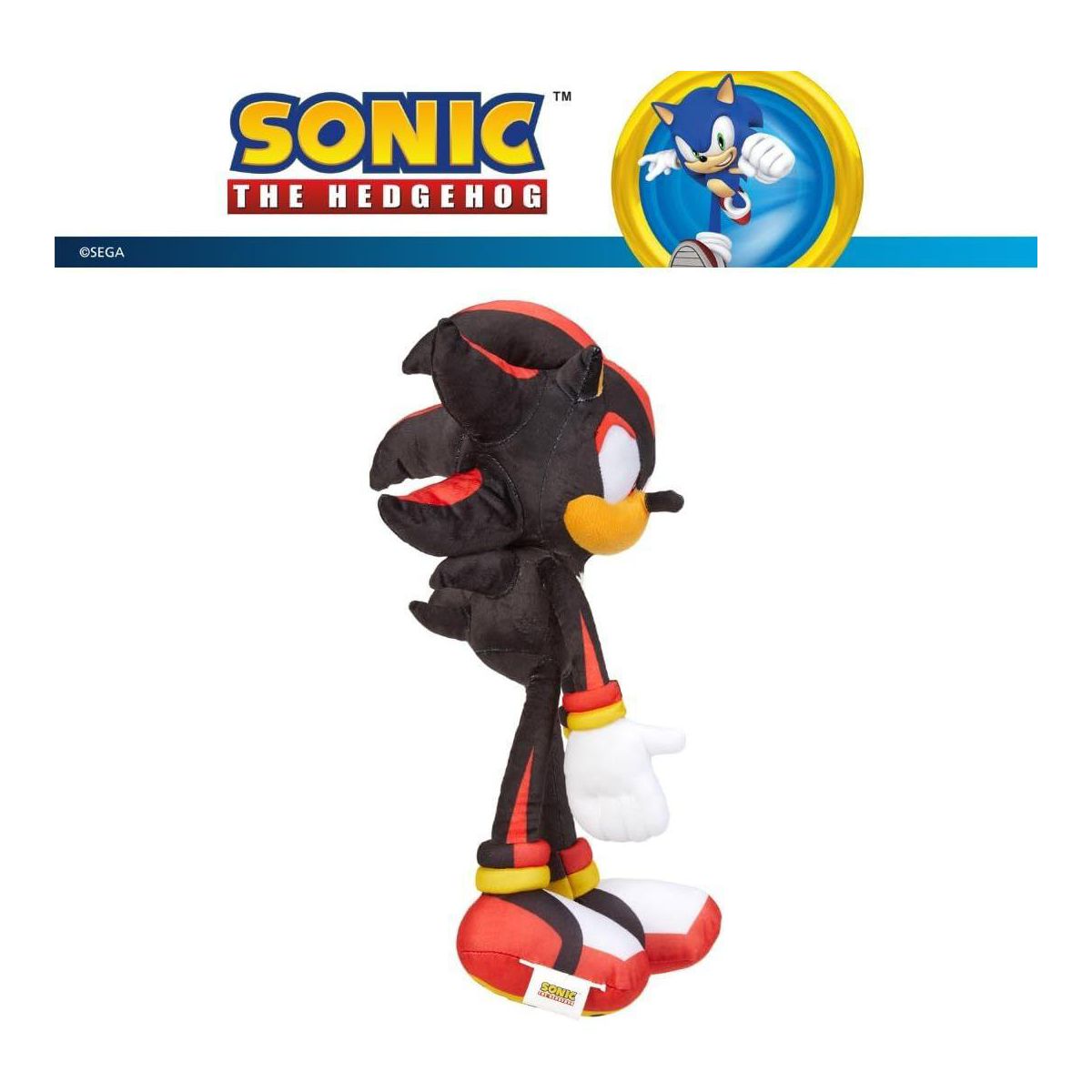 Sonic Shadow The Hedgehog Anime Plush Cuddle Pillow Buddy - thumbnail 8