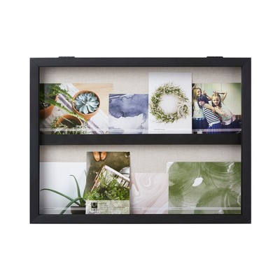 20"X15" Ledge Landscape Photo Display Black - Loft By Umbra
