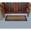 A1HC Natural Rubber and Coir Molded Thick Durable Door Mat,18"x48", Heavy Duty Double Entry Doormat - 3 of 4
