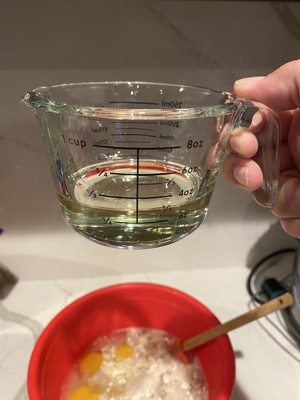 2 Cup Glass Measuring Cup with Lid Clear - Figmint™