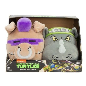 Club Mocchi Mocchi TMNT Bebop & Rocksteady 2-Pack Plush Gift Set - 1 of 4