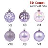 Every Day is Christmas Round 50ct 2.24"/57mm Shatterproof Christmas Tree Ornaments Set, Christmas Tree Balls Decoration - 3 of 4