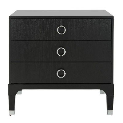 Lorna 3 Drawer Nightstand  - Safavieh
