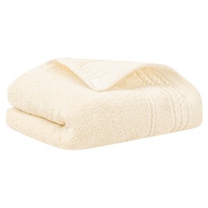 Unique Bargains Striped Pattern Comfort Quick-Drying Hand Towels for Bathroom Camp 2 Packs - 1 of 4