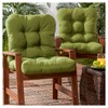 Kensington Garden 2pc 21"x21" Outdoor Seat and Back Cushion Set - 2 of 4