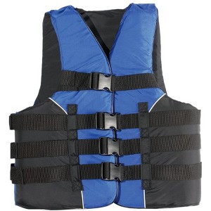 MW Watersports Adult Universal Life Vest, USCG Approved Type III Life Jacket for Adults, Great for Boating, Fishing, Tubing, & Other Water Sports. - 1 of 4