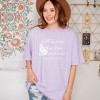 Simply Sage Market Women's All Is Fair Short Sleeve Garment Dyed Tee - 2 of 3