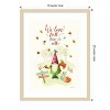 Amanti Art Pumpkin Patch II by Lisa Audit Wood Framed Wall Art Print 19 in. x 25 in. - 4 of 4