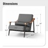 Captiva Designs Outdoor Patio Oversized Modern Luxury Conversation Sofa Set with Extra Thick Cushion and Coffee Table - 3 of 4