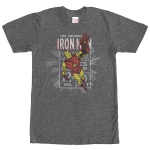 Men's Marvel Iron Man Comic Book Cent T-Shirt - 1 of 4