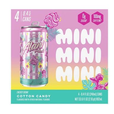 Alani Nu Cotton Candy - 4pk/8.4 fl oz
