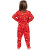 Sesame Street Elmo Pajamas Toddler Soft Fleece Footless Sleeper One Piece PJ - 2 of 4