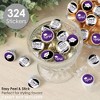 Big Dot of Happiness Purple Grad - Best is Yet to Come - 2025 Purple Graduation Party Small Round Candy Stickers - Party Favor Labels - 324 Count - 2 of 4