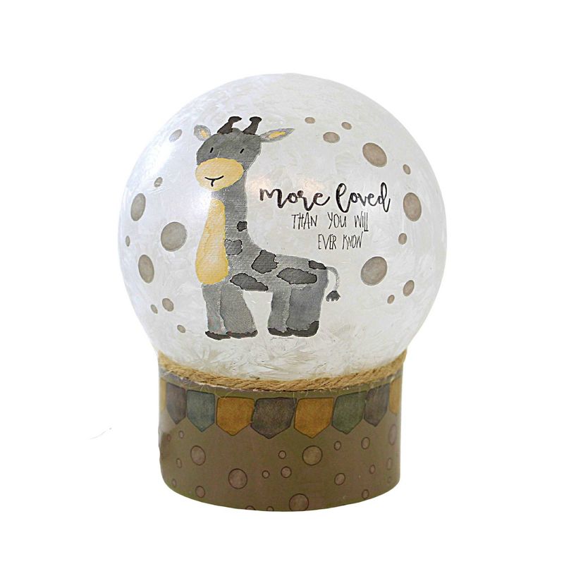 Stony Creek 6.0 Inch Stinkin' Cute Animal Pre-Lit Dome Vase Baby Gift Child Room Novelty Sculpture Lights, 1 of 4