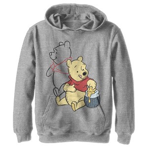 Boy's Winnie the Pooh Honey and Happiness Pull Over Hoodie - 1 of 4