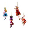 Kurt Adler 5-5.5" Noble Gems Alice in Wonderland 4-Piece Ornament set - 3 of 4