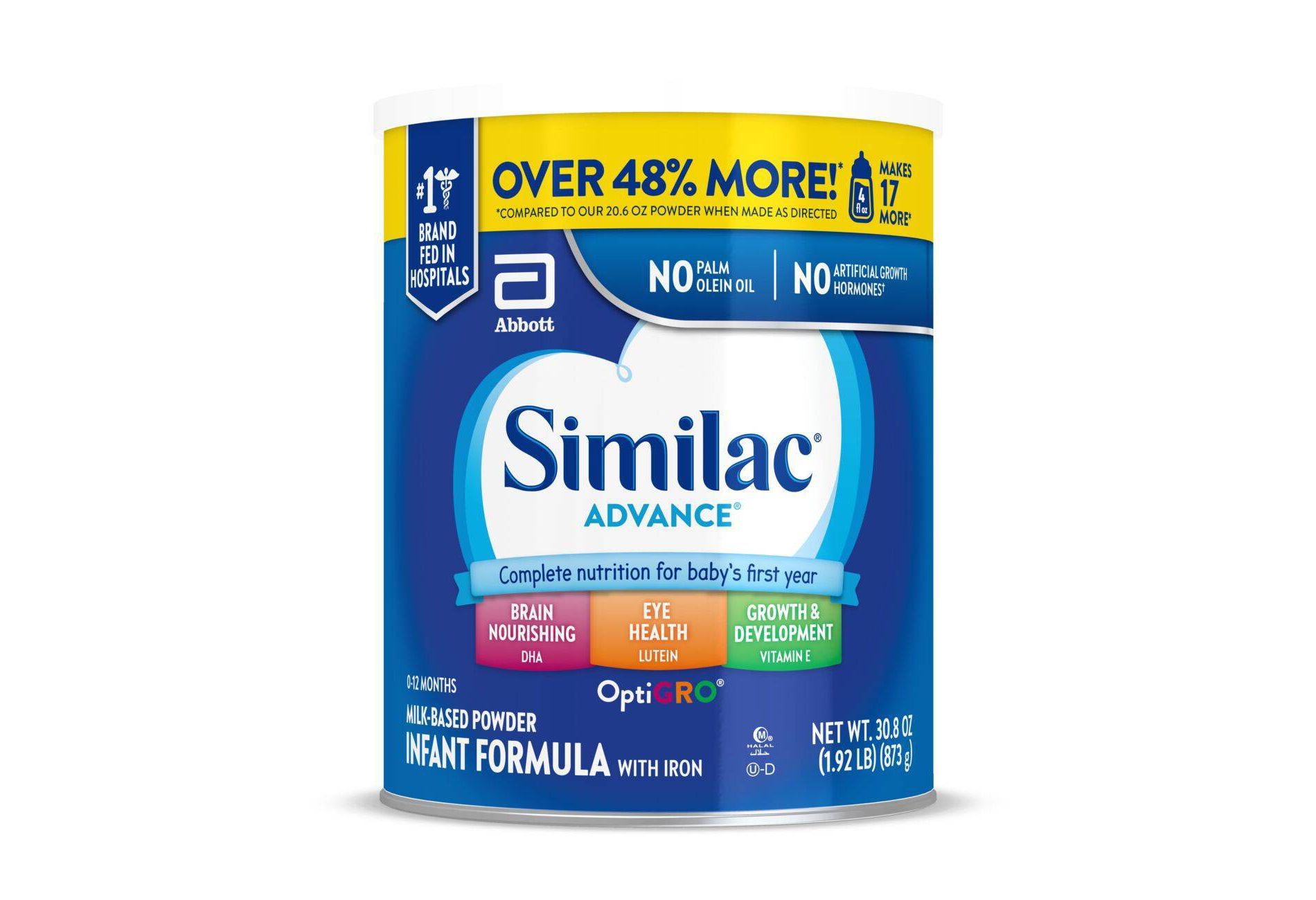 Similac Advance Infant Formula with Iron Powder - 30.8oz