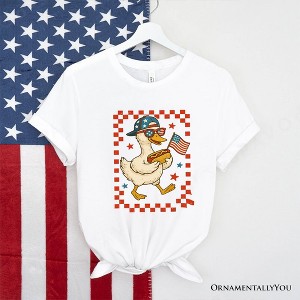 4th of July Patriotic Duck T-Shirt, Funny Independence Day Tee| OrnamentallyYou - 1 of 4