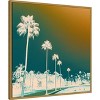 Amanti Art Hotel Drive  by J:L Design Framed Canvas Wall Art - 2 of 4