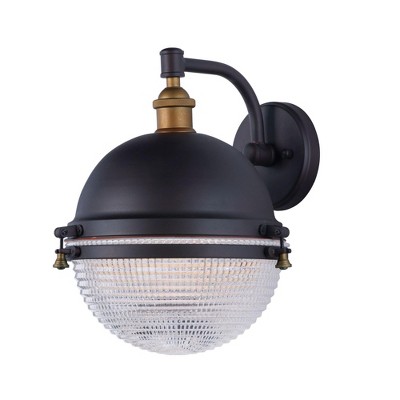 Maxim Lighting Portside 1 - Light Wall Light in  Oil Rubbed Bronze/Antique Brass