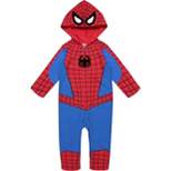 Marvel Avengers Spider-Man Zip Up Cosplay Coverall Newborn to Infant