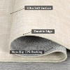 Machine Washable Modern Abstract Area Rug, Non-Slip Soft Velvet Low-Pile Carpet for Living Room, Bedroom, Dining Room, Pet-Friendly - 4 of 4