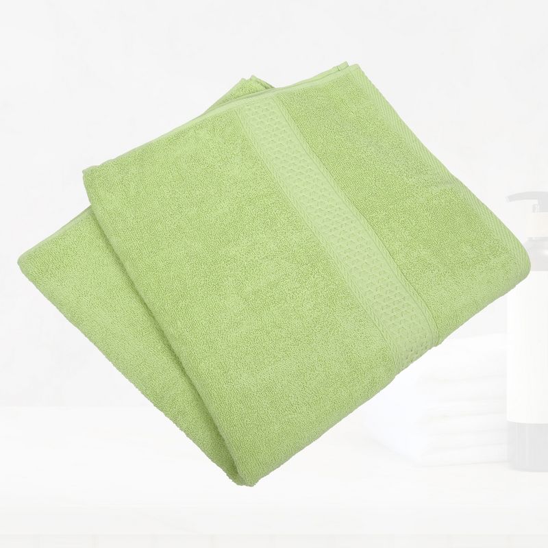 Unique Bargains Soft Absorbent Cotton Bath Towel for Bathroom kitchen Shower Towel 1 Pcs, 5 of 7