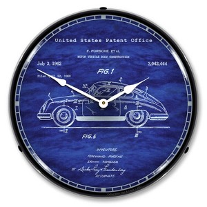 Collectable Sign & Clock | 356 Patent LED Wall Clock Retro/Vintage, Lighted - 1 of 4