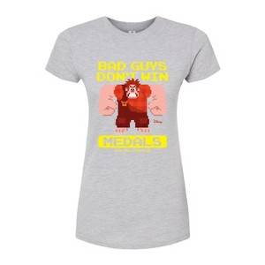 Women's - Disney - Bad Guys Don’t Win Medals Fitted Graphic T-Shirt - 1 of 2