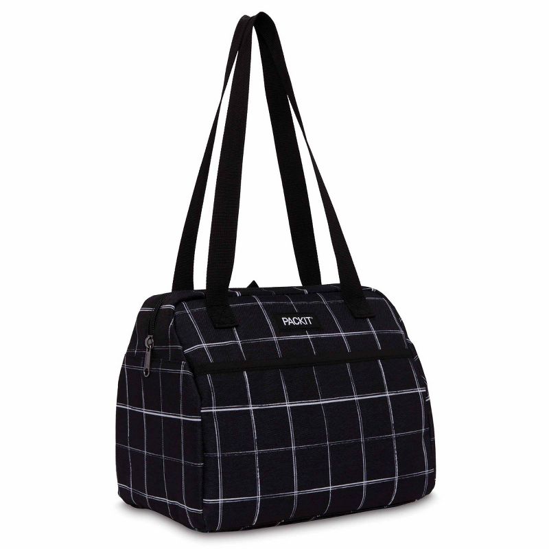 Packit Freezable Hampton Lunch Bag - Black Grid, 5 of 13