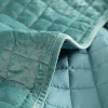 Hachikiko Soft Plush Luxurious Velvet Quilt Set with Pillow Shams, Modern Quilted Bedding for Bedroom & Guest Room Decor - 4 of 4