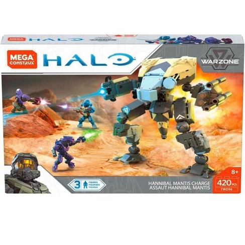 Halo Mega Construx Warzone Hannibal Mantis Charge Set Target