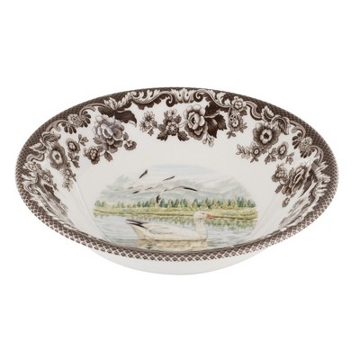 Spode Woodland Ascot Cereal Bowl, 8 Inch, Made in England from Fine Earthenware, Assorted Birds