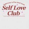 Social Collective Men's Self Love Club  Valentines Day Short Sleeve Graphic Cotton T - 2 of 3