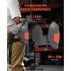 VEVOR Knee Pads for Work, Extra Thick Construction Knee Pads with Foam Cushion - Pro Safeguard & Comfort, Work Knee Pads, Gray and Orange - 3 of 4